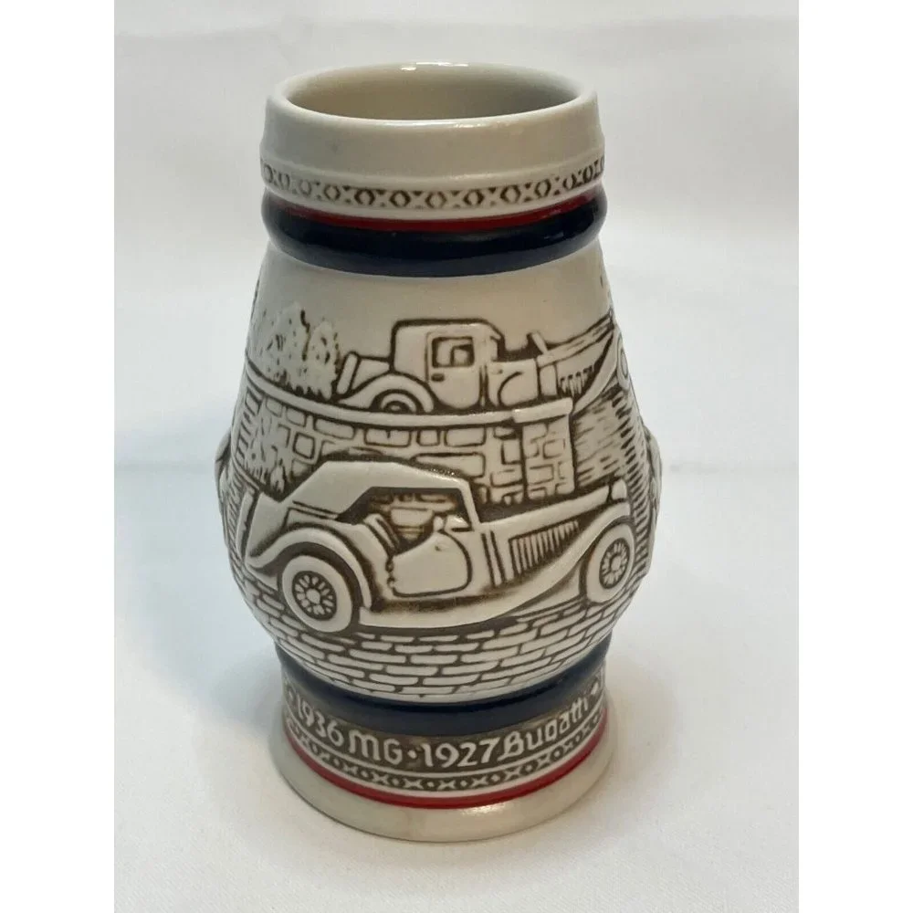 AVON Beer Stein Automotive Cars Ford 1982 handcrafted in Brazil 5